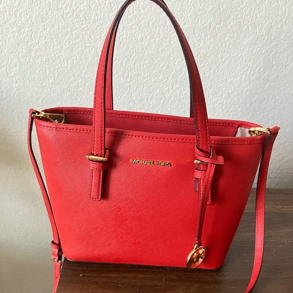 MK Red Tote Bag ( small) - Picture 1 of 5